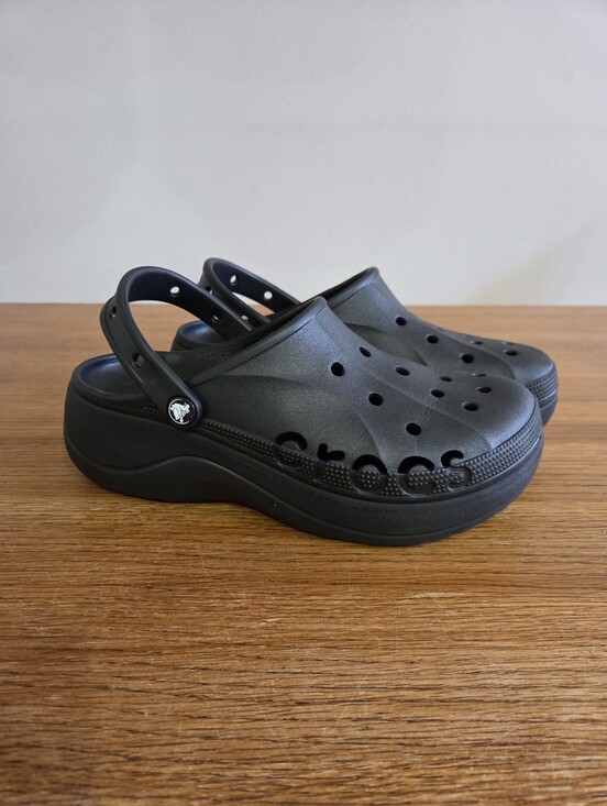 CROCS Shoes - CROCS Women's Platform Clog In Black Size 10